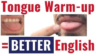 Do THESE 5 Tongue Exercises Now to Speak Better English [upl. by Krilov]