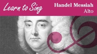 Handel Messiah Alto Part [upl. by Nwahsirhc826]