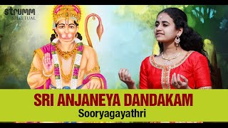 Sri Anjaneya Dandakam I Sooryagayathri I Traditional Telugu Prayer To Lord Hanuman [upl. by Selina]