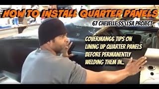 How To Replace Quarter Panels 3 Steps Lining up Sheet Screw and Spot Weld [upl. by Samanthia]