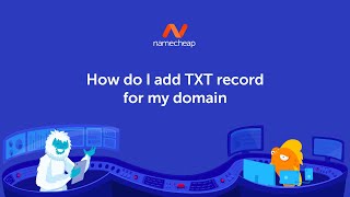 How to add a TXT record for a domain [upl. by Yroffej]