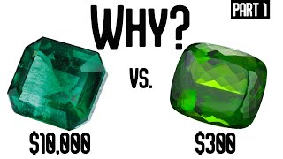 Gemstone Value Explained Part 1Physical characteristics What makes gems valuable how to tell2019 [upl. by Pritchett]