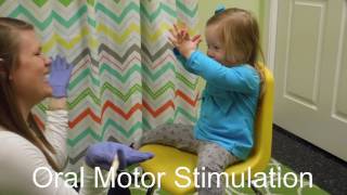 Speech Therapy  Oral Motor Stimulation [upl. by Nyleuqaj]