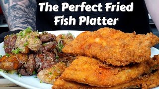 How To Fry Fish Like a Pro Plus My Favorite Potato Recipe Ever  Fathers Day Fish Fry [upl. by Earle89]