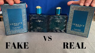 Fake vs Real Versace Eros Eau De Parfum 100 ML [upl. by Kcinnay784]