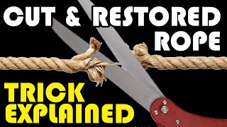 Cut and Restored Rope Trick Explained [upl. by Ellerret]