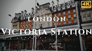 London Victoria Station Walk Through England 4K [upl. by Ais]