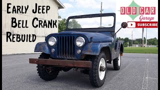 Jeep CJ5 Steering Bell Crank Rebuild [upl. by Knighton]