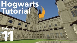 How to build Hogwarts in Minecraft  Episode 11  Transfiguration Courtyard [upl. by Acinomal]