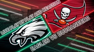 Eagles vs Buccaneers Live Play by Play amp Reaction [upl. by Packton]