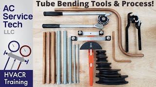 Copper Tube Bending Tools amp Methods Lever Type Ratcheting Spring Hands [upl. by Enaej735]