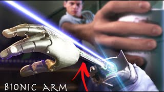 DIY Extendable Bionic Arm  Inspector Gadget Style Laser Web Shooter and More [upl. by Aitnuahs]