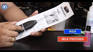 IKEA MILK FROTHER Review amp Battery Installation [upl. by Nrevel]