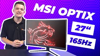 1440p AND 165Hz gaming monitor  MSI Optix G27CQ4 unboxing [upl. by Lenoj]