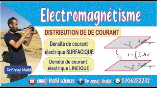 Densité de courant surfacique et linéique Distribution de courant cours et exemples [upl. by Reba]