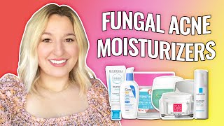 The BEST Fungal Acne Safe MOISTURIZERS  AFFORDABLE Drugstore Options  Brookes Beauty Bazaar [upl. by Enahpad]