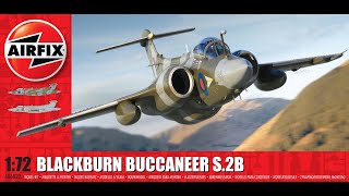 Airfix Blackburn Buccaneer S2B RAF 172 A06022 REVIEW  NEW [upl. by Luar]