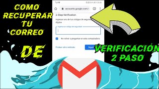 Código de seguridad de 8 digito solucion RECUPERAR EL CORREO DE GMAIL [upl. by Hiroko339]