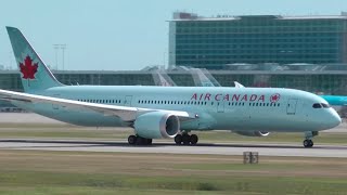 Air Canada Boeing 7879 Dreamliner Takeoff [upl. by Bell10]