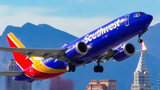 27 AWESOME Boeing 737 MAX Takeoffs amp Landings in 14 MINUTES [upl. by Uahc384]