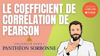 15 Le coefficient de corrélation de Pearson [upl. by Howenstein382]