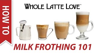 Milk Frothing for Beginners [upl. by Ezzo]