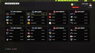 How To Create A League With Friends In Madden 22 Franchise [upl. by Hammond]