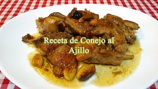 Conejo al ajillo receta original [upl. by Arriec]