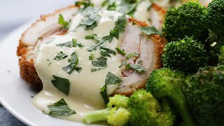 Crispy Creamy Chicken Cordon Bleu [upl. by Enorej566]