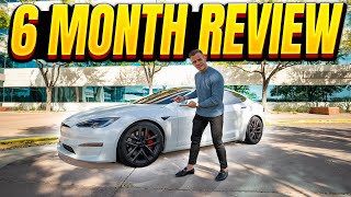 Tesla Model S Plaid My HONEST 6 Month Review [upl. by Crabb]