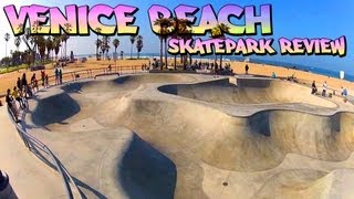 Skatepark Review Venice Beach Skatepark  Venice California [upl. by Lienet159]