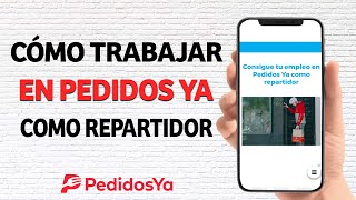 Cómo Trabajar en Pedidos Ya como Repartidor  Súmate al Equipo Delivery de Pedidos Ya [upl. by Hugon]