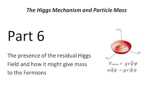 Physics of the HIGGS Mechanism and Particle Mass  Part 6 of 6 [upl. by Goodard]