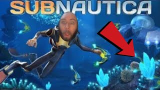 Subnautica where to find Kyanite [upl. by Hairahcez]