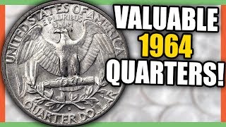 1964 QUARTERS WORTH MONEY  RARE SILVER QUARTERS TO LOOK FOR [upl. by Koralie772]