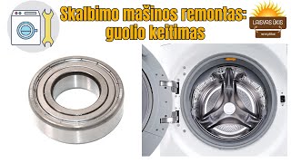 Skalbimo mašinos remontas guolio keitimas [upl. by Pride937]