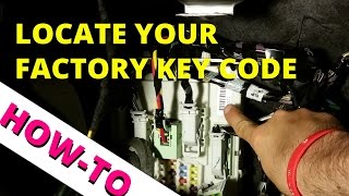 Factory Keyless Entry Code Location 20132018 HOW TO ESCAPE [upl. by Ennaylil]