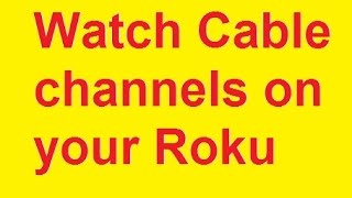 How To Watch Cable TV On Roku With Spectrum [upl. by Tyrone827]