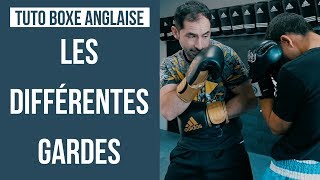 TUTO BOXE ANGLAISE  LES DIFFÉRENTES GARDES [upl. by Ahsemat307]