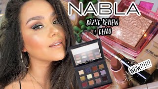 NABLA COSMETICS  Brand Review  Demo [upl. by Dulce]