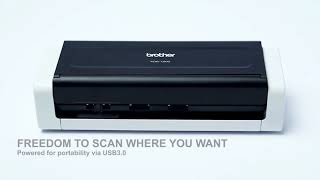 Brother ADS1200 Compact document scanner [upl. by Hilario102]