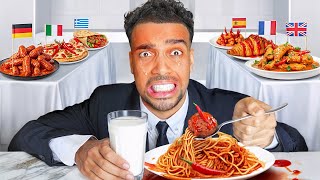 EATING THE SPICIEST FOOD FROM EVERY COUNTRY EUROPE EDITION [upl. by Nyrroc]