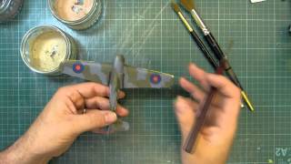 Weathering the Airfix 172 Hawker Typhoon MkIb [upl. by Erodasi]