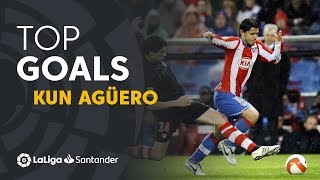 TOP 10 GOALS LaLiga Sergio Kun Agüero [upl. by Emina]