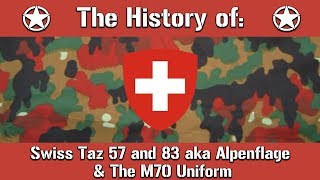 Switzerlands Red Camouflage Taz 57 amp 83 aka Alpenflage and The M70 Uniform  Uniform History [upl. by Ycats]