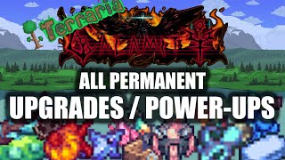 All Permanent Upgrades  PowerUps in Terraria Calamity Mod [upl. by Camile]