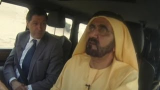 Sheikh Mohammed driving around Dubai with BBC News [upl. by Ynabe]