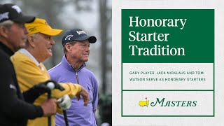 2022 Honorary Starters at the Masters [upl. by Acinnor]