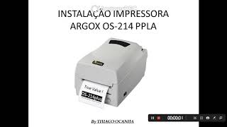 INSTALAÇÃO ARGOX OS214 PPLA [upl. by Judd]