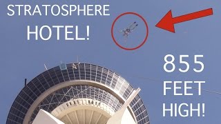 Stratosphere Sky Jump Full HD Experience Las Vegas [upl. by Bordie]